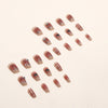 12 Sizes-24 Pcs Press On Nails Z569