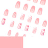 12 Sizes-24 Pcs Press On Nails JP3755