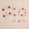 12 Sizes-24 Pcs Press On Nails R802