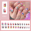 12 Sizes-24 PcsPress On Nails C351