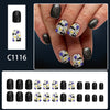12 Sizes-24 Pcs Press On Nails C1116