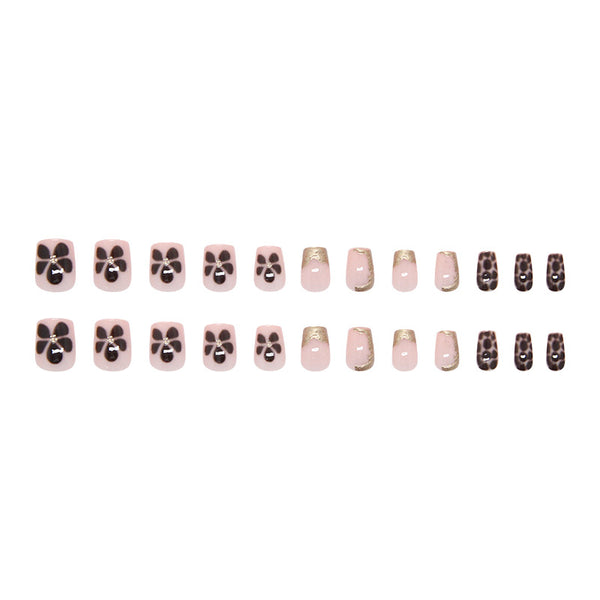 12 Sizes-24 Pcs Press On Nails W2019