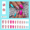 12 Sizes-24 Pcs Press On Nails W1315