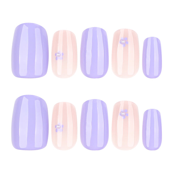 12 Sizes-24 Pcs Press On Nails JP3934