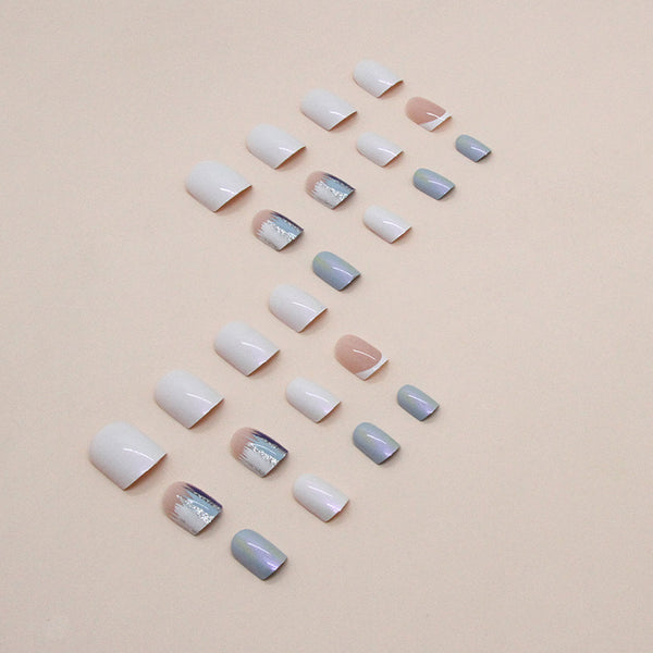 12 Sizes-24 Pcs Press On Nails W1116