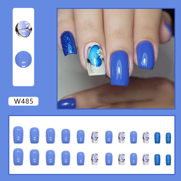 12 Sizes-24 Pcs Press On Nails W486
