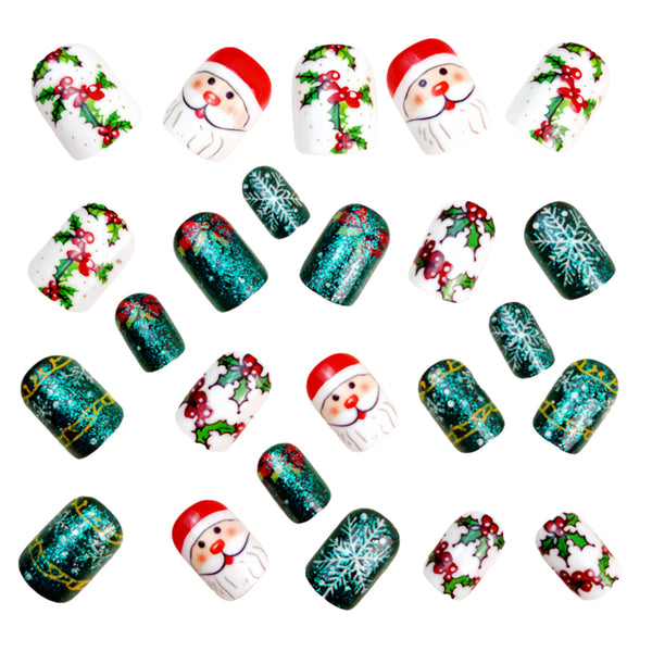 12 Sizes-24 Pcs Press On Nails Y1267