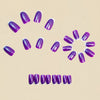 12 Sizes-24 Pcs Press On Nails Y1449