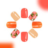 12 Sizes-24 Pcs Press On Nails C603