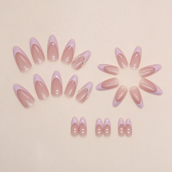 12 Sizes-24 Pcs Press On Nails Z785