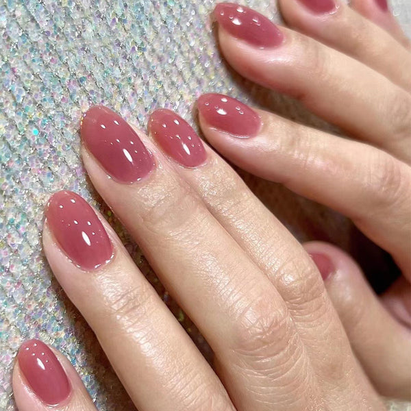 12 Sizes-24 Pcs Press On Nails JP3042