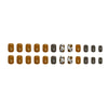 12 Sizes-24 Pcs Press On Nails W1477