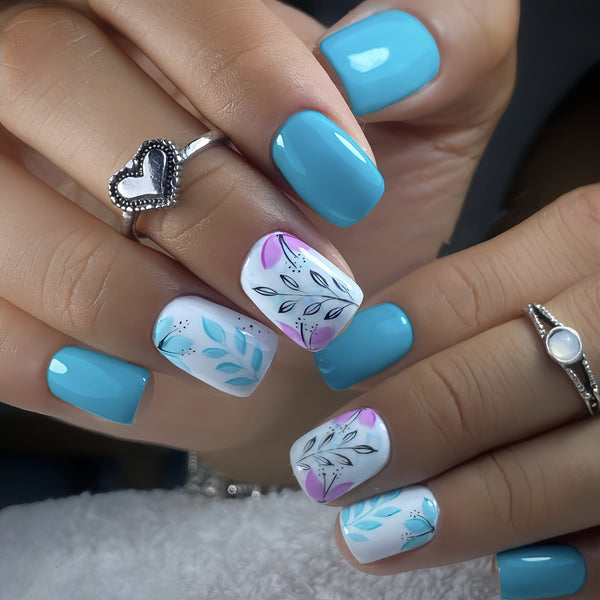 12 Sizes-24 Pcs Press On Nails Y779