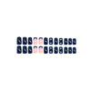 12 Sizes-24 Pcs Press On Nails Y223