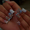 12 Sizes-24 Pcs Press On Nails JP4432