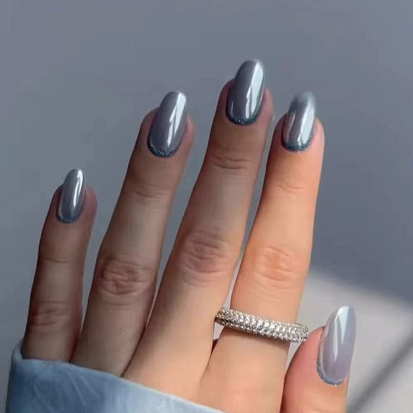 12 Sizes-24 Pcs Press On Nails W1293