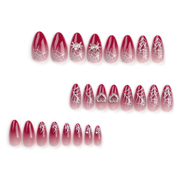 12 Sizes-24 Pcs Press On Nails JP3030