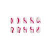 12 Sizes-24 Pcs Press On Nails C233