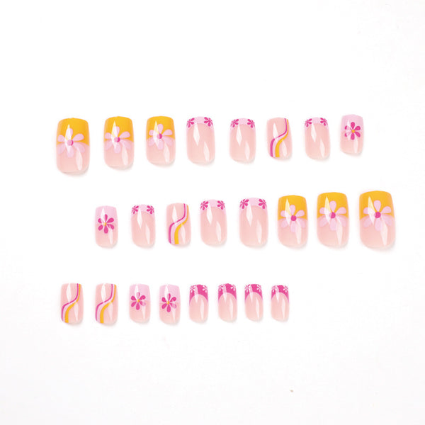 12 Sizes-24 Pcs Press On Nails JP1810