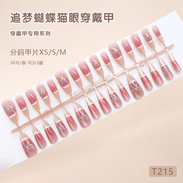 30 Pcs Press On Nails T215