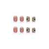 12 Sizes-24 Pcs Press On Nails Z414