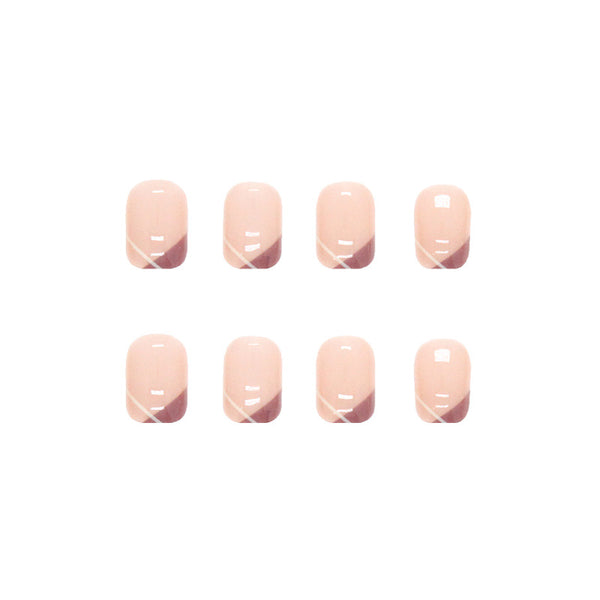 12 Sizes-24 Pcs Press On Nails R587