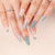 12 Sizes-24 Pcs Press On Nails JP4125