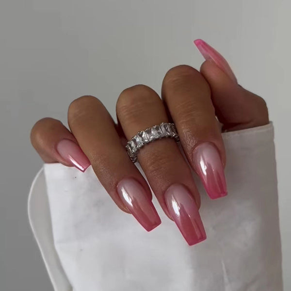 12 Sizes-24 Pcs Press On Nails W1332