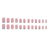 12 Sizes-24 Pcs Press On Nails W1381