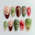 12 Sizes-24 Pcs Press On Nails Z1239