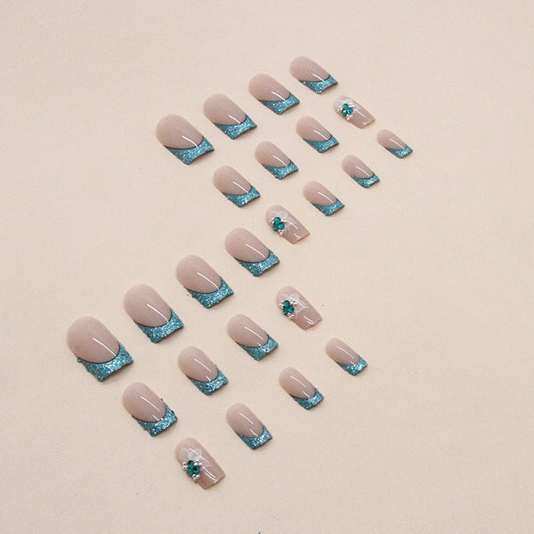 12 Sizes-24 Pcs Press On Nails Z732