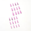12 Sizes-24 Pcs Press On Nails JP1276