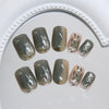 12 Sizes-24 PcsPress On Nails R956
