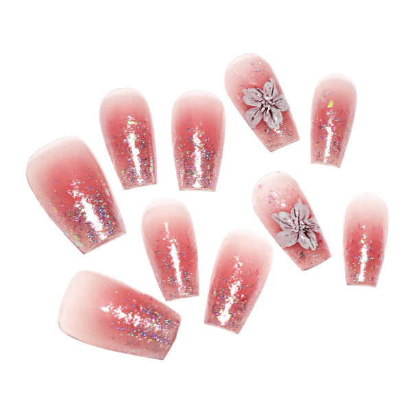12 Sizes-24 Pcs Press On Nails nail-accessory
