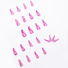 12 Sizes-24 Pcs Press On Nails JP1067
