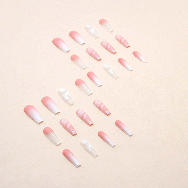 12 Sizes-24 Pcs Press On Nails W320