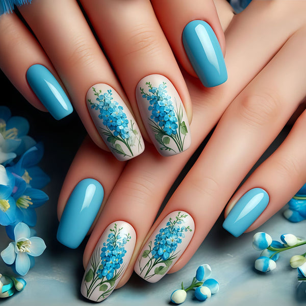12 Sizes-24 Pcs Press On Nails Y585
