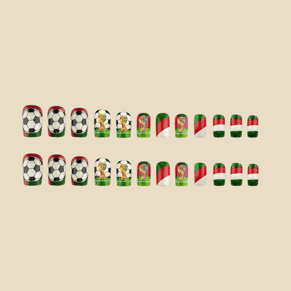 12 Sizes-24 Pcs Press On Nails y2070-z-24
