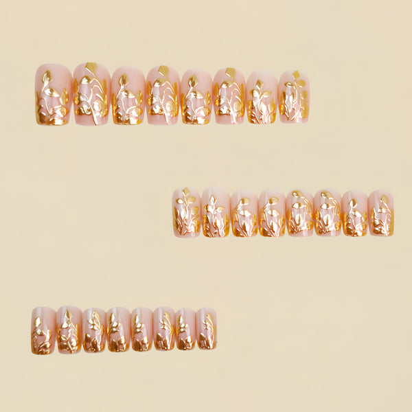 12 Sizes-24 Pcs Press On Nails Y1733