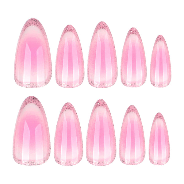 12 Sizes-24 Pcs Press On Nails JP3957