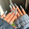 12 Sizes-24 Pcs Press On Nails JP1618