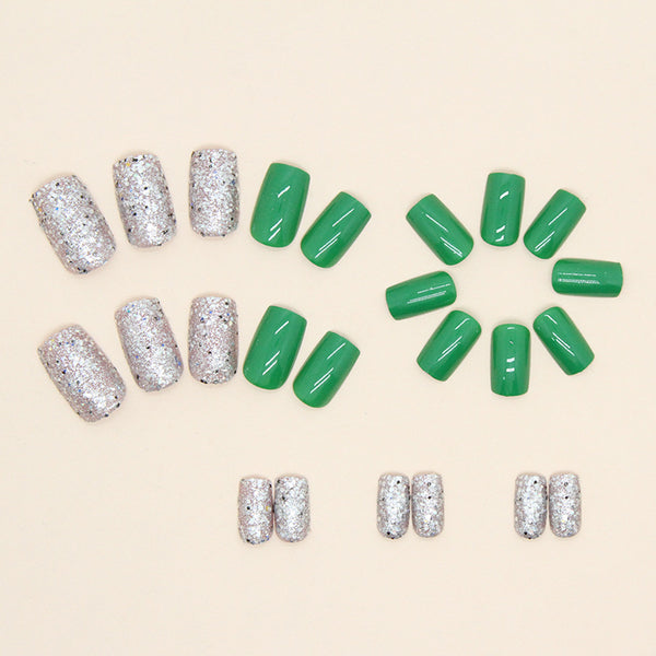 12 Sizes-24 Pcs Press On Nails W623