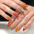 12 Sizes-24 Pcs Press On Nails C1089