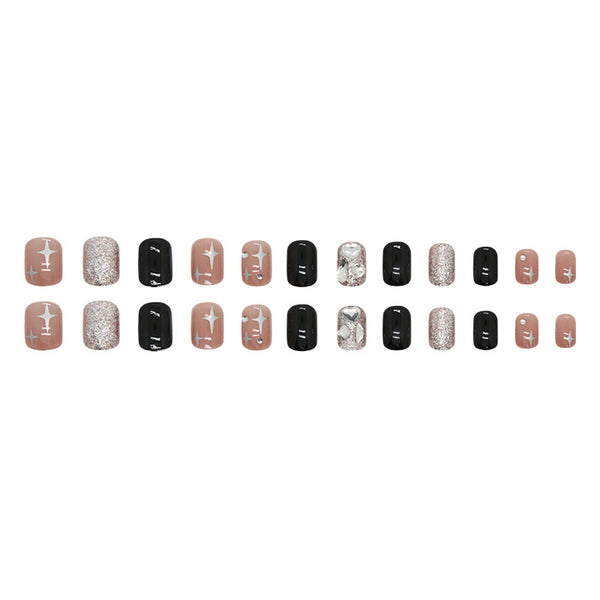12 Sizes-24 Pcs Press On Nails Z805