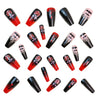 12 Sizes-24 Pcs Press On Nails Y890