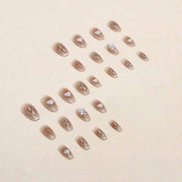 12 Sizes-24 Pcs Press On Nails Z562