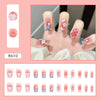 12 Sizes-24 Pcs Press On Nails R610