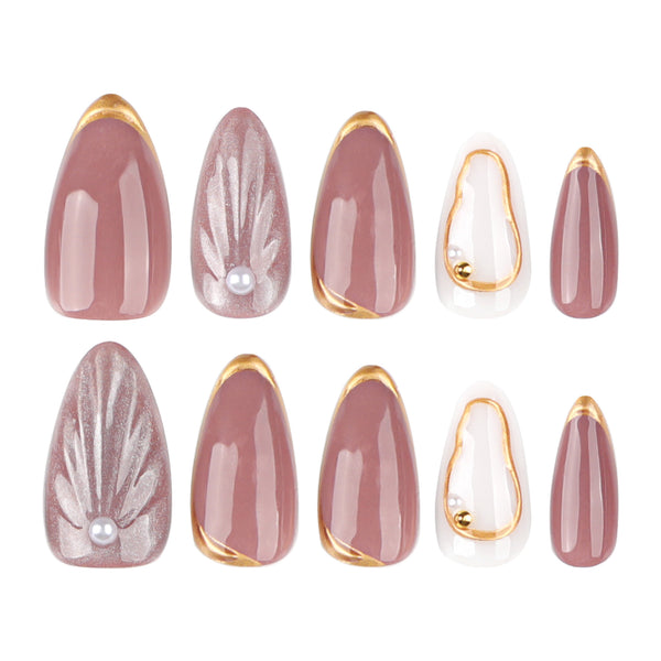 12 Sizes-24 Pcs Press On Nails JP3787