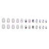 12 Sizes-24 Pcs Press On Nails W1431