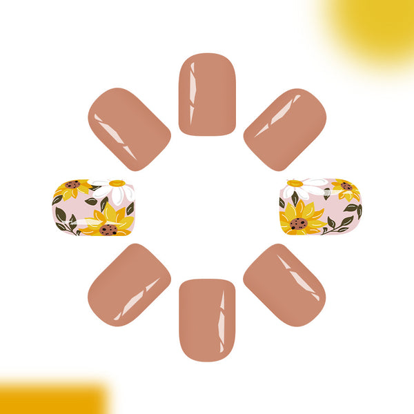 12 Sizes-24 Pcs Press On Nails C1238